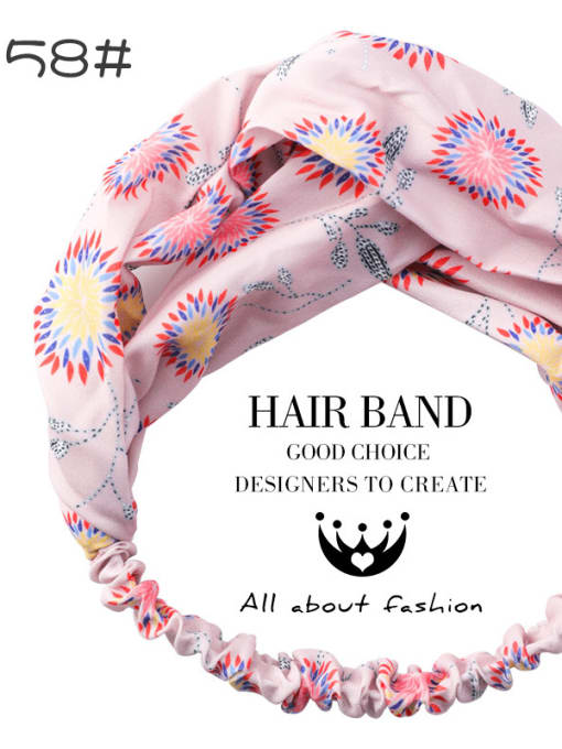 58#Z9504 Sweet Hair Band Multi-color Options Headbands