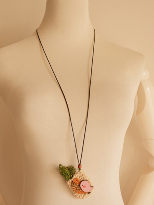 Dandelion Women Lovely Duck Shaped Necklace 2