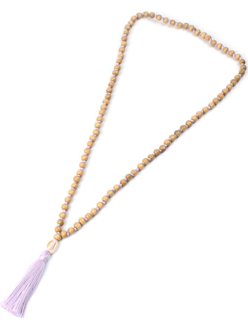 HN1914-H Shell Tassel Long Pendant Hot Selling Necklace