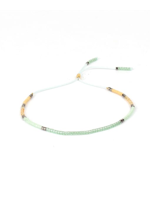JHBZBVB430-D Women Handmade Colorful Glass Beads Bracelet