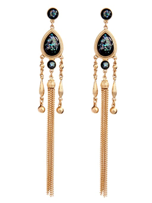 KM Alloy Tassels drop earring 2