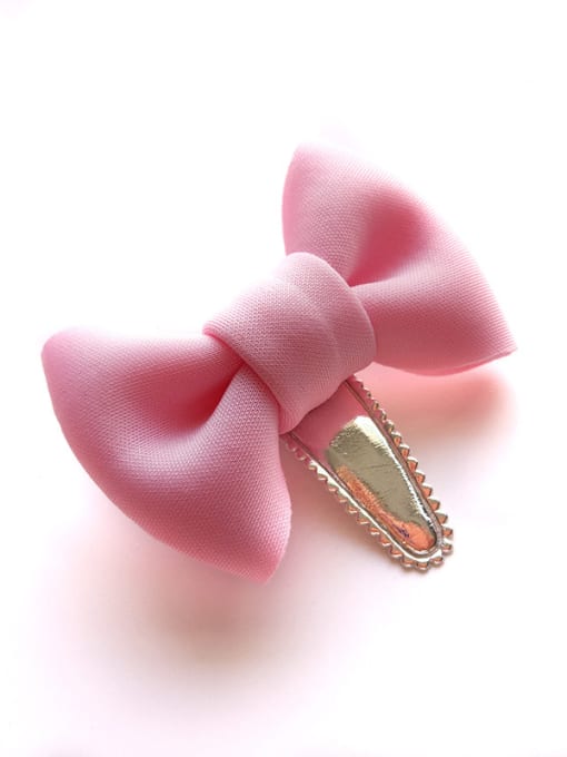 Pink Color Bow Hair clip