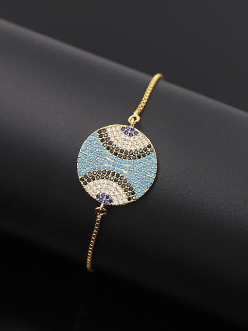 Golden 2018 Turquoise Adjustable Bracelet