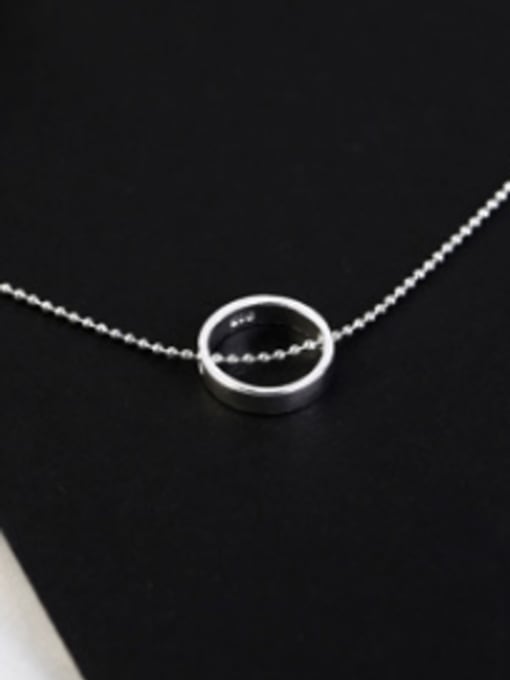 Peng Yuan Simple Ring Silver Women Anklet 2