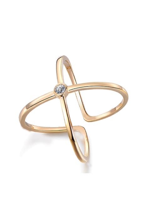 Gold Creative Gold Plated Stacking Ring