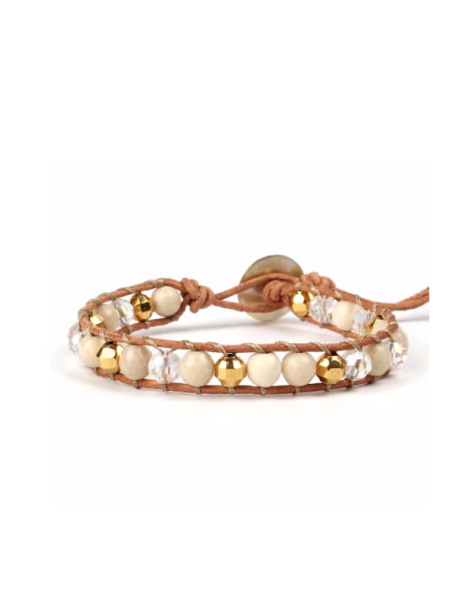 B6035-F Temperament Colorful Stones Women Bracelet