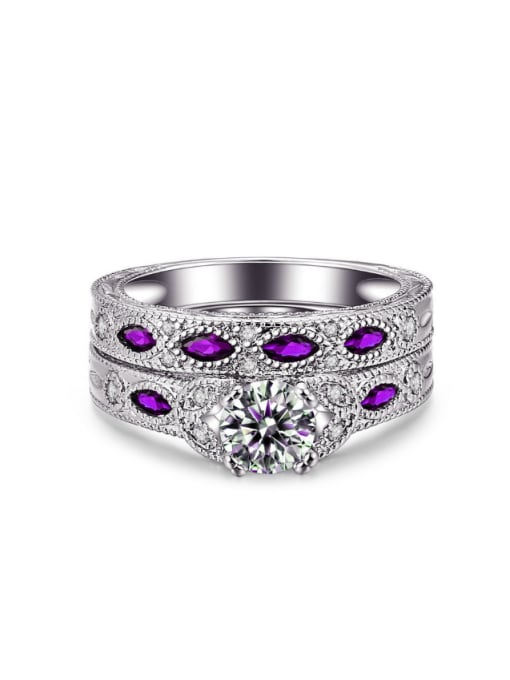 Purple Hot Selling Western Style Fashion Ring