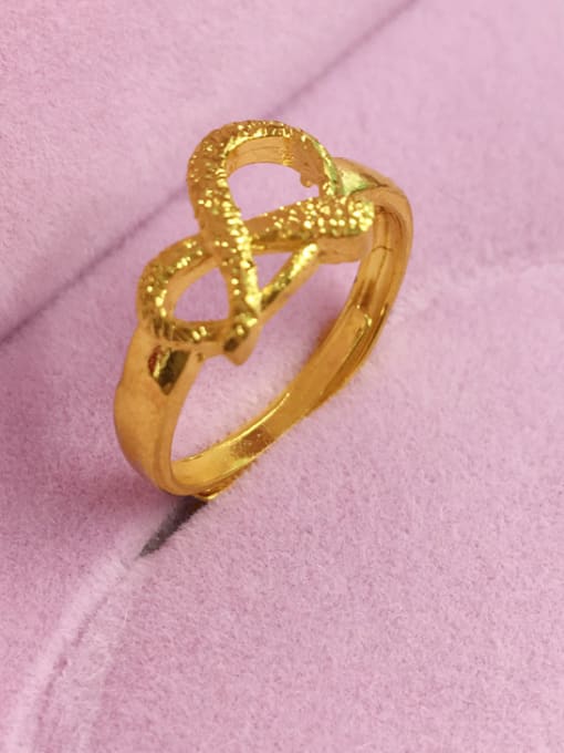 A Gold Plated Geometric Shaped Ring