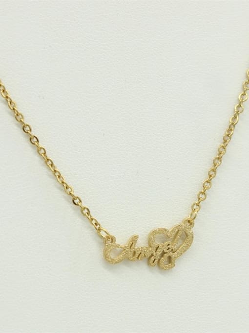XIN DAI Love Letter Gold Plated Necklace 0