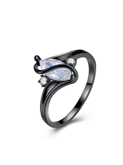 OUXI Fashion Opal Stone Women Ring