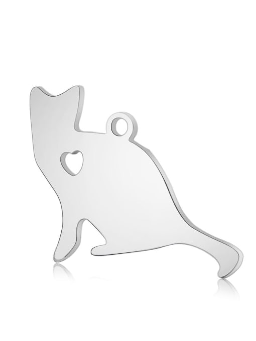 FTime Stainless Steel With Silver Plated Cute Animal Charms 2