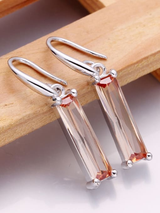 OUXI Simple Zircon-bar Women Earrings 1