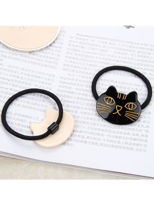 Chimera Rubber Band With Cellulose Acetate Cute Cat Children Hair Ropes 1
