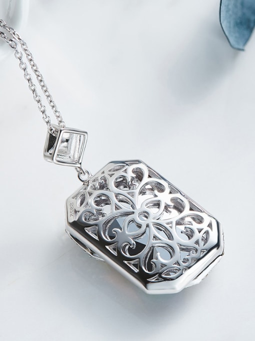 CEIDAI Fashion austrian Crystal Zircon Silver Necklace 3