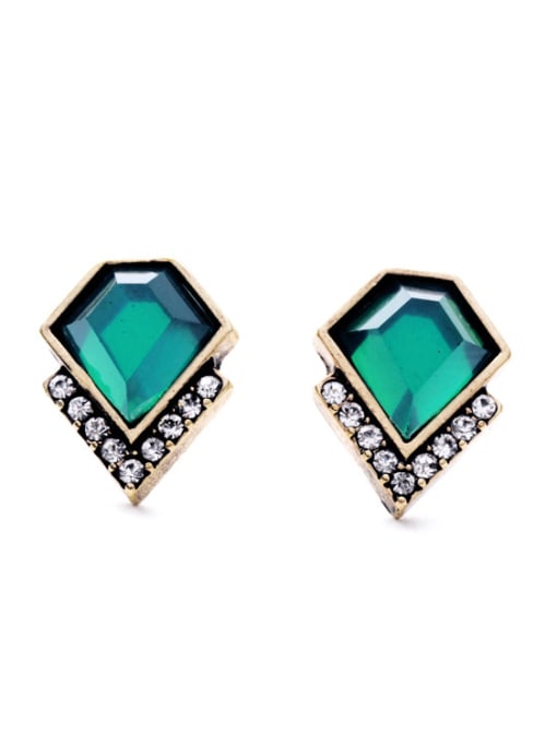 KM Fashion Luxury Rhinestone stud Earring 0