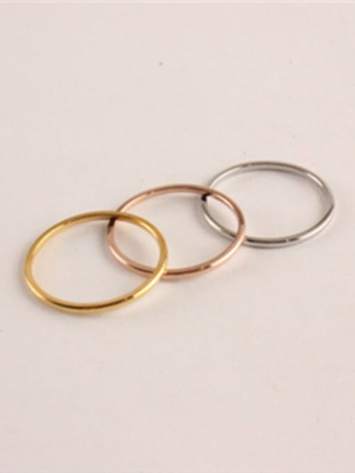 GROSE Simple Single Line Fashion Ring 1