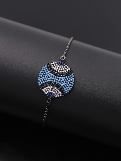 Plating Black 2018 Turquoise Adjustable Bracelet