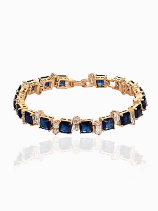 royal blue Fashion Elegant Zircon Women Bracelet