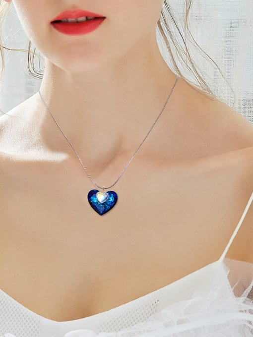 CEIDAI 2018 2018 Heart-shaped Crystal Necklace 1