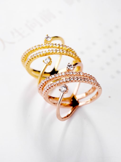 ALI Personalized fashion micro-inlay zricon ring