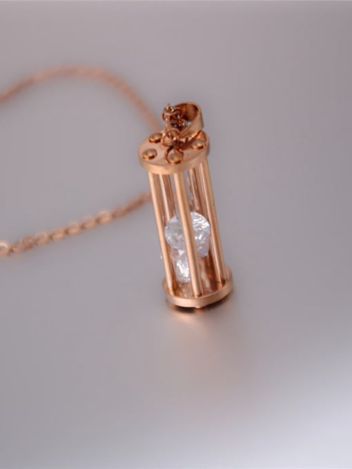 GROSE Fancy Lantern Cover -Shape Zircon Necklace 0