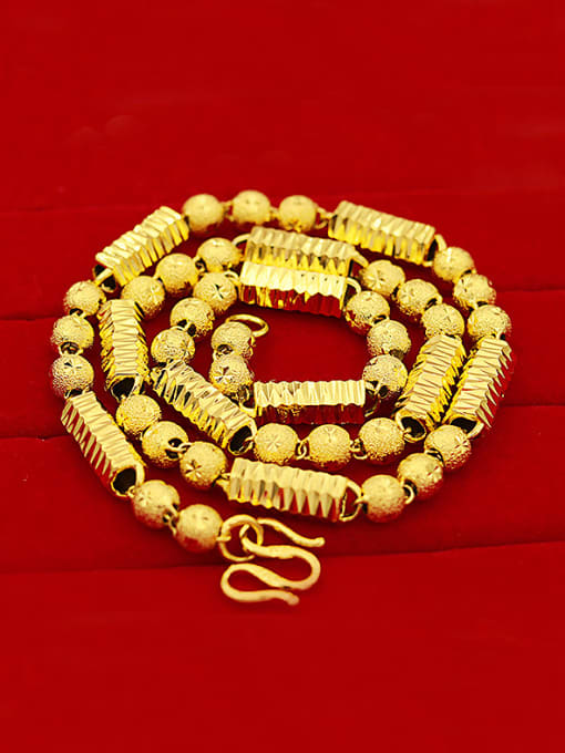 Neayou Gold Plated Geometric Shaped Necklace