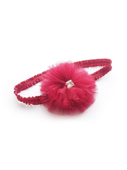 YOKI KIDS 2018 Red Flower bady headband 0