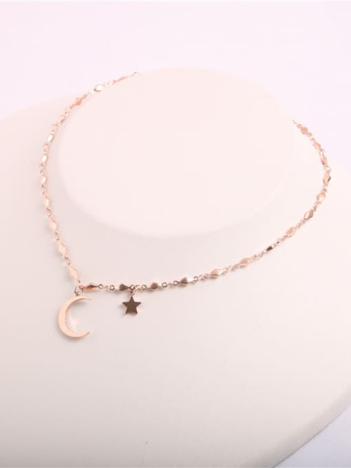 GROSE Stars and Moon Accessories Clavicle Necklace 0