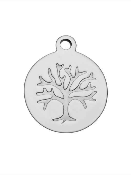 FTime Stainless Steel With Trendy Round with life tree Charms 1