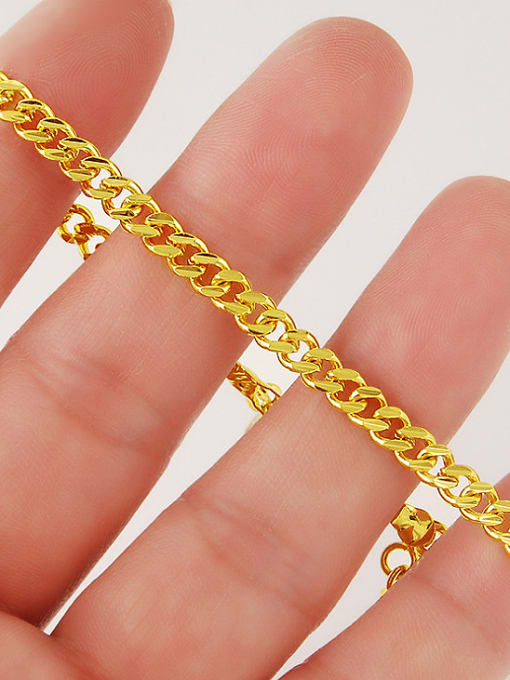 Yi Heng Da High Quality 24K Gold Plated Heart Shaped Copper Bracelet 1