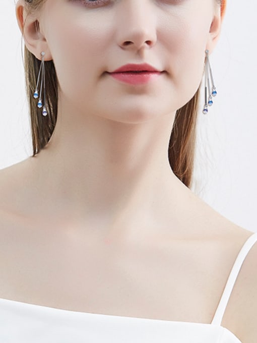 CEIDAI Multi-color Swaarovski Crystal drop earring 1