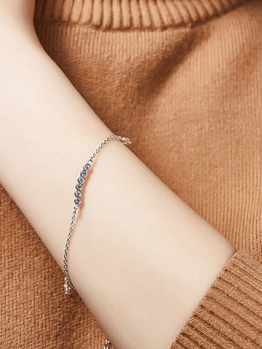 CEIDAI 2018 2018 2018 S925 Silver Crystal Bracelet 1