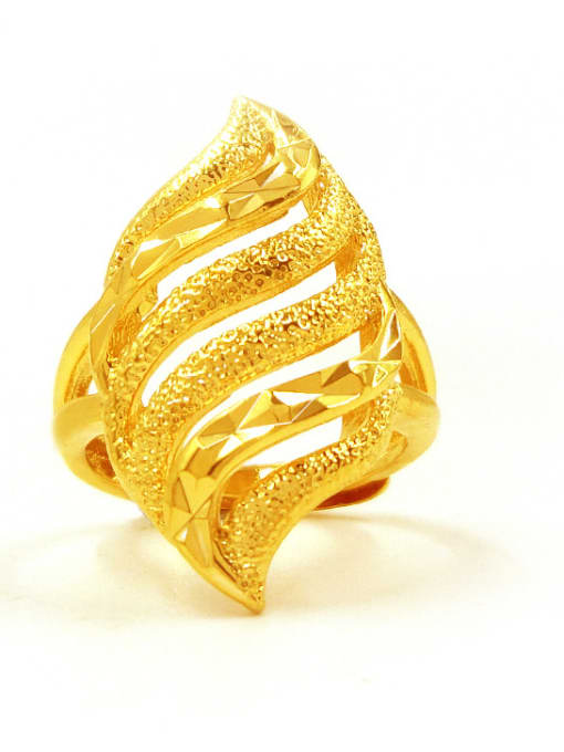 Neayou Open Design Leaf Shaped Ring 1