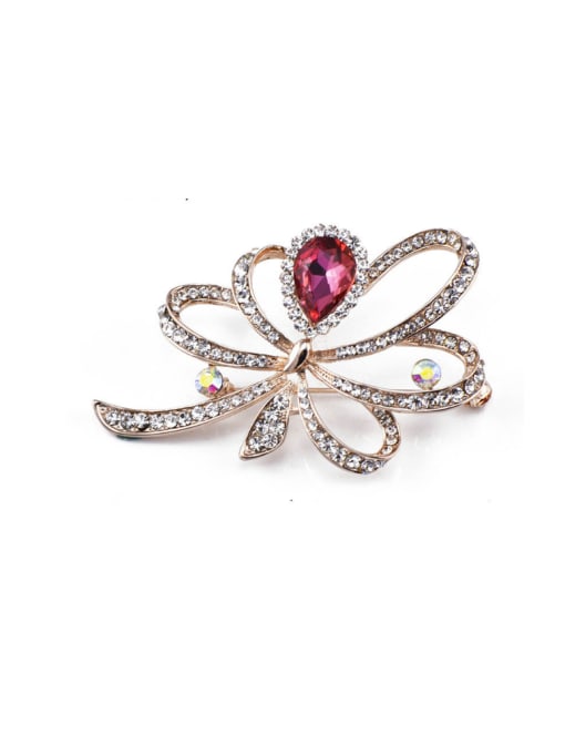 Inboe 2018 2018 Rose Gold Plated Flower Brooch 0