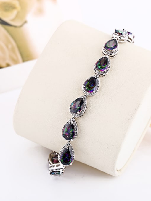 L.WIN Water Drop Zircons Bracelet 1