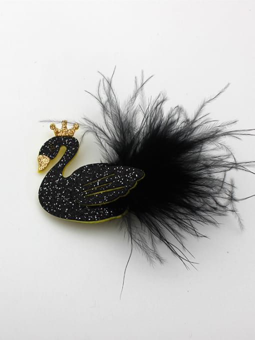 Black Swan Kids' Swan Hair clip