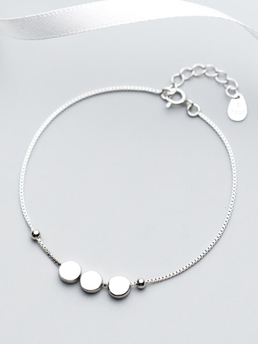 Rosh Women Elegant Round Shaped S925 Silver Bracelet 0