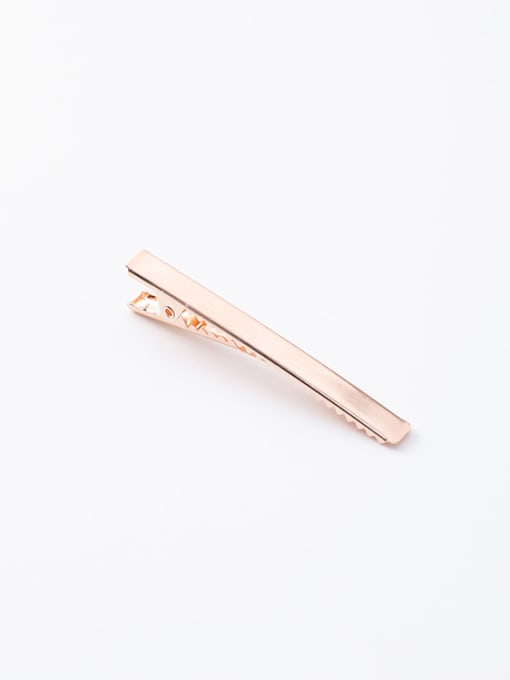 B3501b short (rose gold) Alloy With Rose Gold Plated Simplistic OneWord  Barrettes & Clips