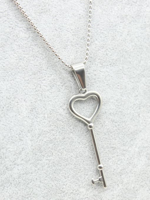 XIN DAI Stainless Steel Key Sweater Necklace 1