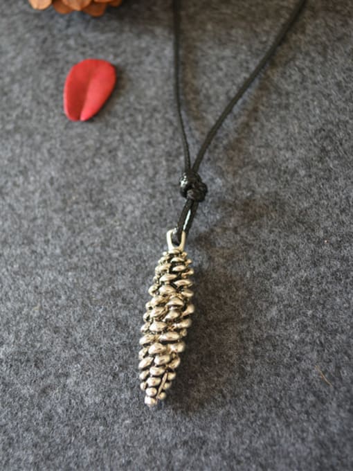 Dandelion Delicate Pine Nut Shaped Necklace 0