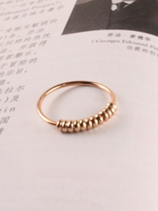 GROSE Spring Retro Rose Gold Plated Ring 1