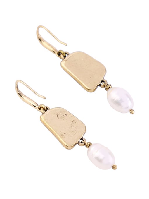 KM Stones Artificial Pearls drop earring 2