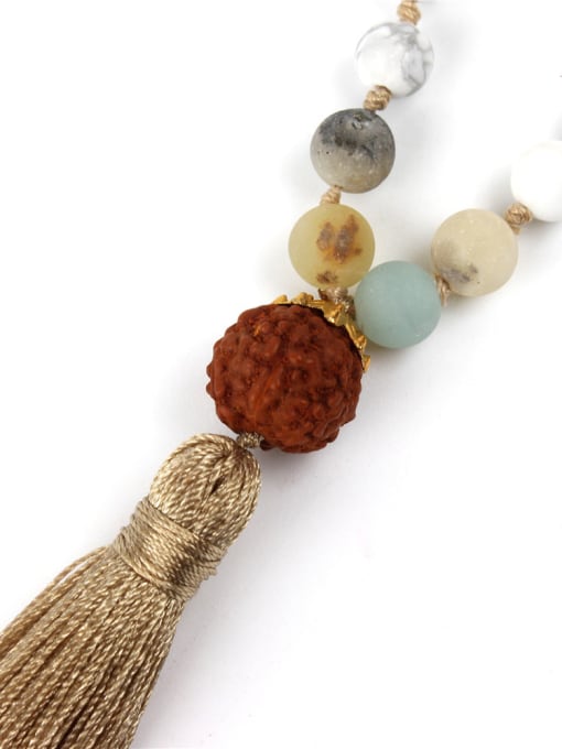 handmade Colorful Creative Tassel Pendant Unisex Necklace 1