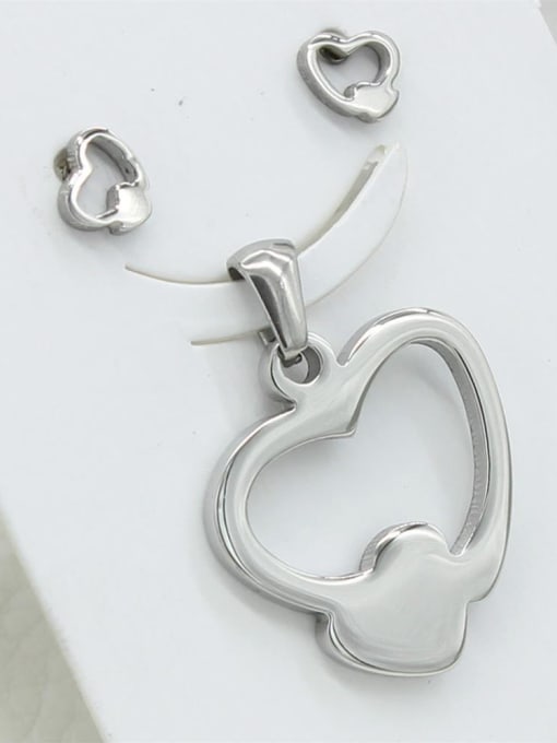 XIN DAI Heart-shaped Stainless Steel Set 0