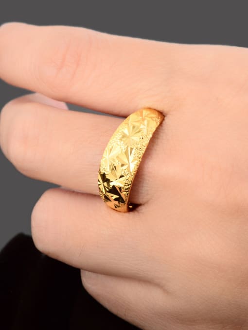 Yi Heng Da Women Exquisite 24K Gold Plated Star Shaped Ring 2