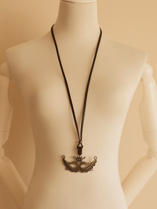 Dandelion Adjustable Unisex Mask Shaped Necklace