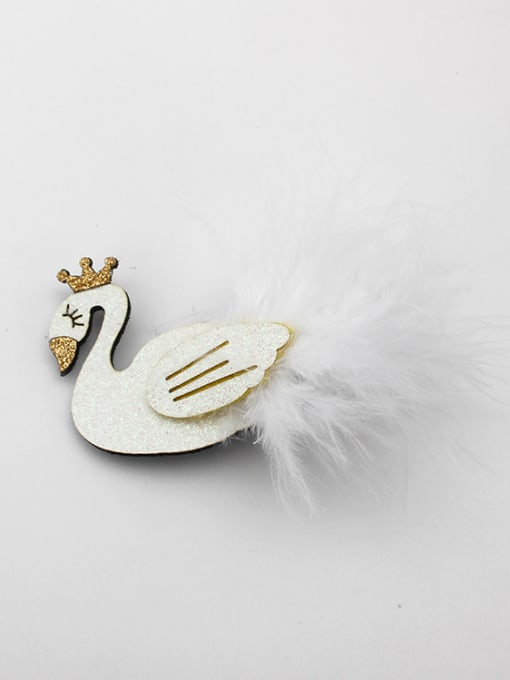 White Swan Kids' Swan Hair clip