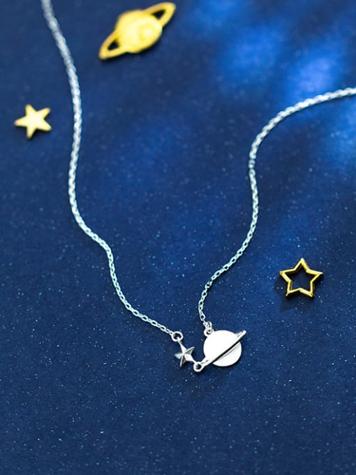 Rosh Pure silver "dream the future" star necklace 1