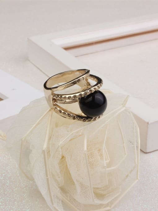 Ronaldo Fashion Multi-layer Design Artificial Pearl Ring 2