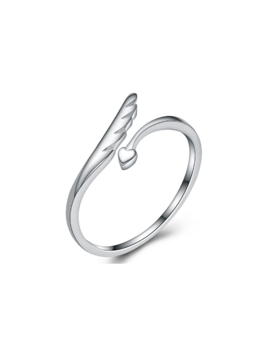kwan Angle Wings Simple Fashion Opening Ring 0